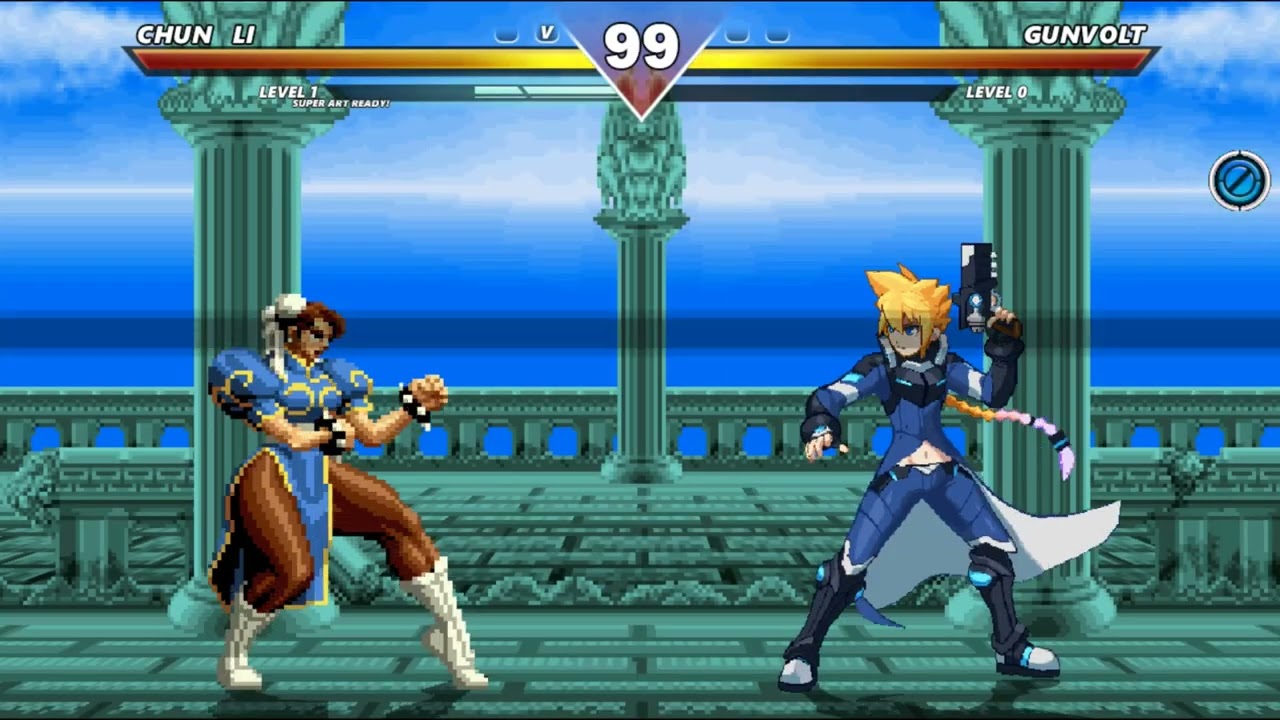 Mugen versus batallas épicas entre personajes personalizados