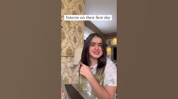 Story of an intern 🤣