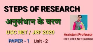 STEPS OF RESEARCH | Steps in Research Process | Research Process