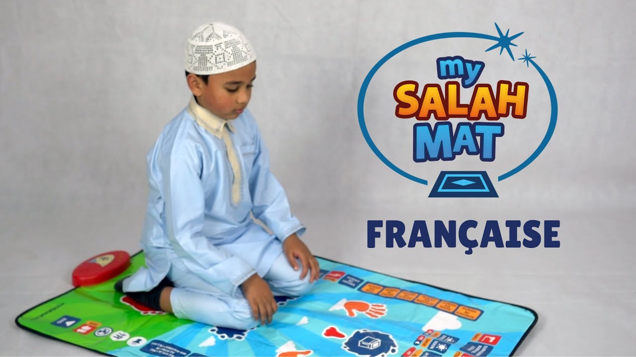 Tapis de prière éducatif et interactif en langue française pour enfant  musulman (Electronic Intelligent Prayer Mat / Smart Salat Carpet)