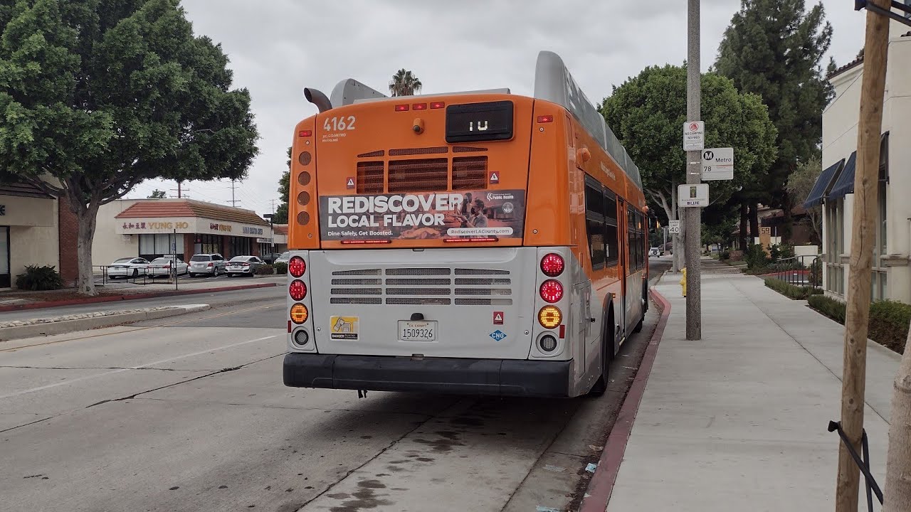 DETOUR! Full Route LA Metro Line 78 Downtown LA to South Arcadia 