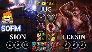 SN SofM Sion vs Lee Sin Jungle - KR Patch 10.25