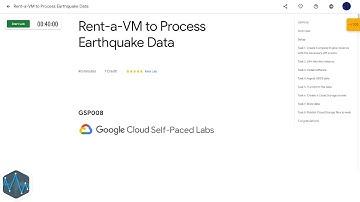 Qwiklabs | Rent-a-VM to Process Earthquake Data [GSP008]