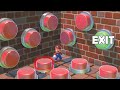 100 Mystery Buttons But Only One Lets MARIO Escape (Preston/ Dangie Bros 100 Mystery Buttons parody)