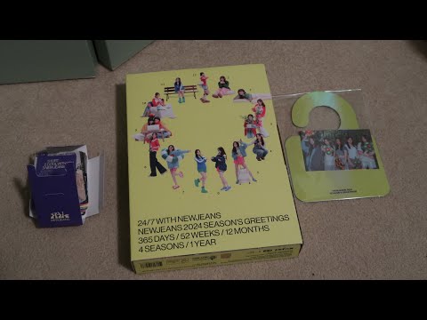 NEWJEANS 2024 SEASON'S GREETINGS UNBOXING/REVIEW - YouTube
