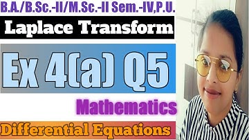 14. How To Solve Laplace Transform Fully Explained In Hindi By Sheewali Garg