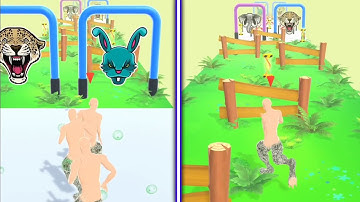 Mutant Run 🤖🦖🧓 All Levels Gameplay Android,ios