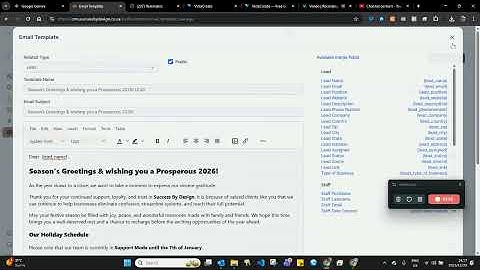 How to use Email Templates for PERFEX CRM