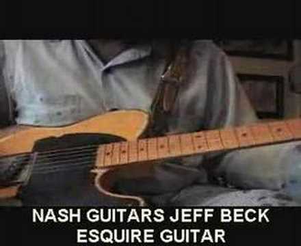 bill nash jeff beck relic esquire guitar