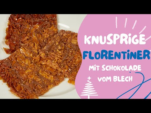 Super schnelle & knusprige Florentiner! 👩‍🍳