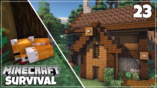 Fox Sanctuary Build - Minecraft 1.16 Survival Let's Play