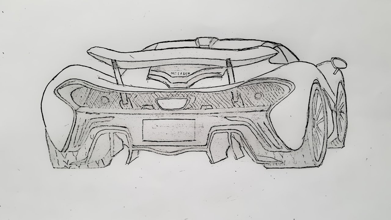 How to draw McLaren 
