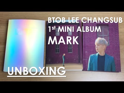 [UNBOXING] BTOB Lee Changsub 1st Mini Album &amp;quot;MARK&amp;quot; Unboxing