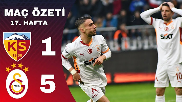 KAYSERİSPOR 1-5 GALATASARAY MAÇ ÖZETİ #galatasaray #kayserispor #trendyolsüperlig #gs efootball