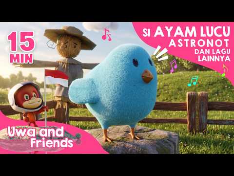 Si Ayam Lucu, Astronot, dan Lagu Lainnya - 4K - 15 Menit Kompilasi Lagu Anak Balita