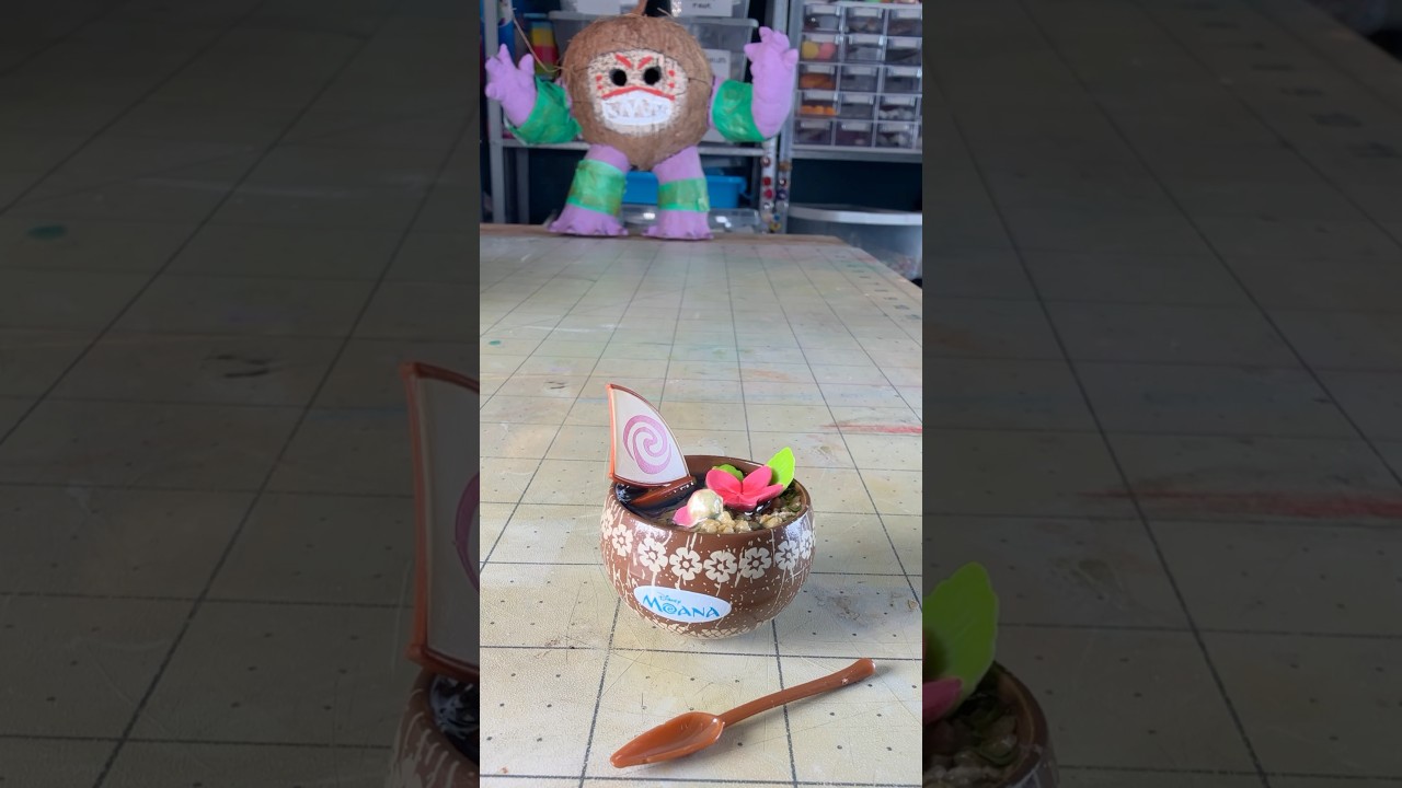 Mini Moana Themed Resin Food Kit
