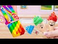 🍰Rainbow Birthday Ice Cream vs KitKat Cake🍰ASMR Miniature Pikachu Cake Magic | 1000+ How To Cake