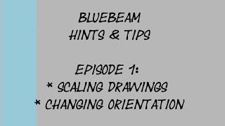 Famous Bluebeam Essentials - 1 - Scaling Drawings & Orientation Overview Net Worth