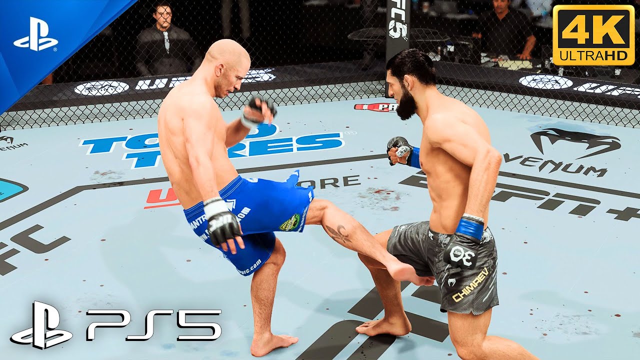 (PS5) StPierre vs Khamzat Chimaev UFC 5 Ultra Graphics