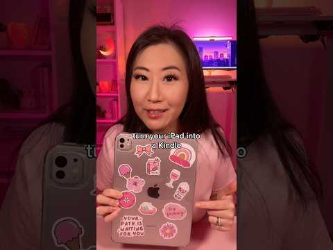 turn your iPad into a kindle 📖💕