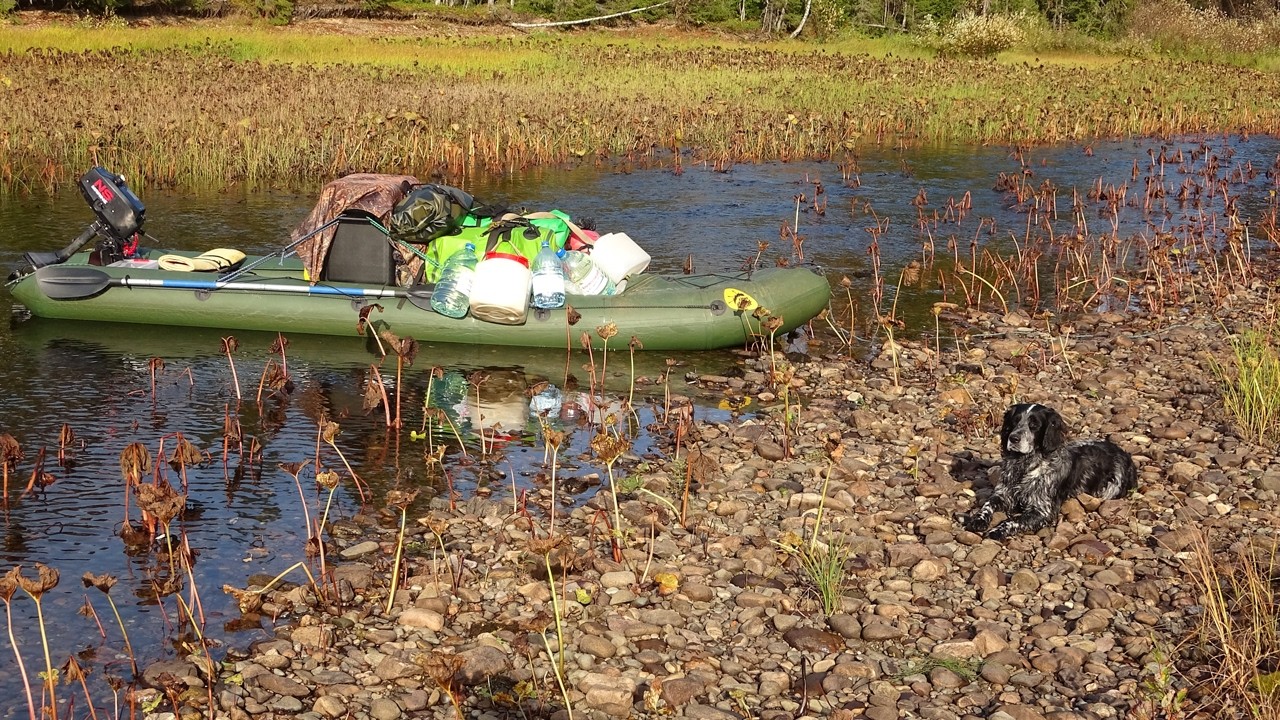 Осенняя рыбалка ч1. Подъём по реке. Один в тайге. Таёжный быт. Дикие места. Одиночный поход. Север