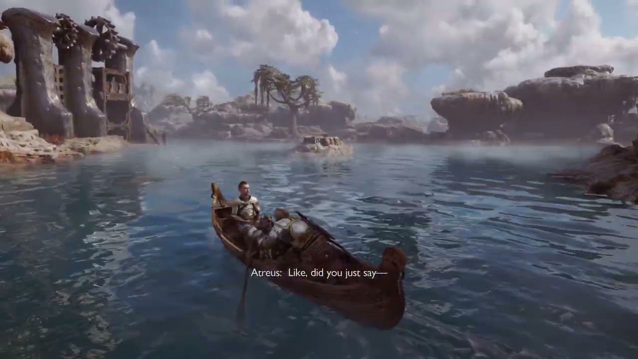 Atreus Mimicking Kratos Voice | Funny Moment In God Of War Ragnarok