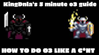 5 Minute guide to complete o3 like a rat
