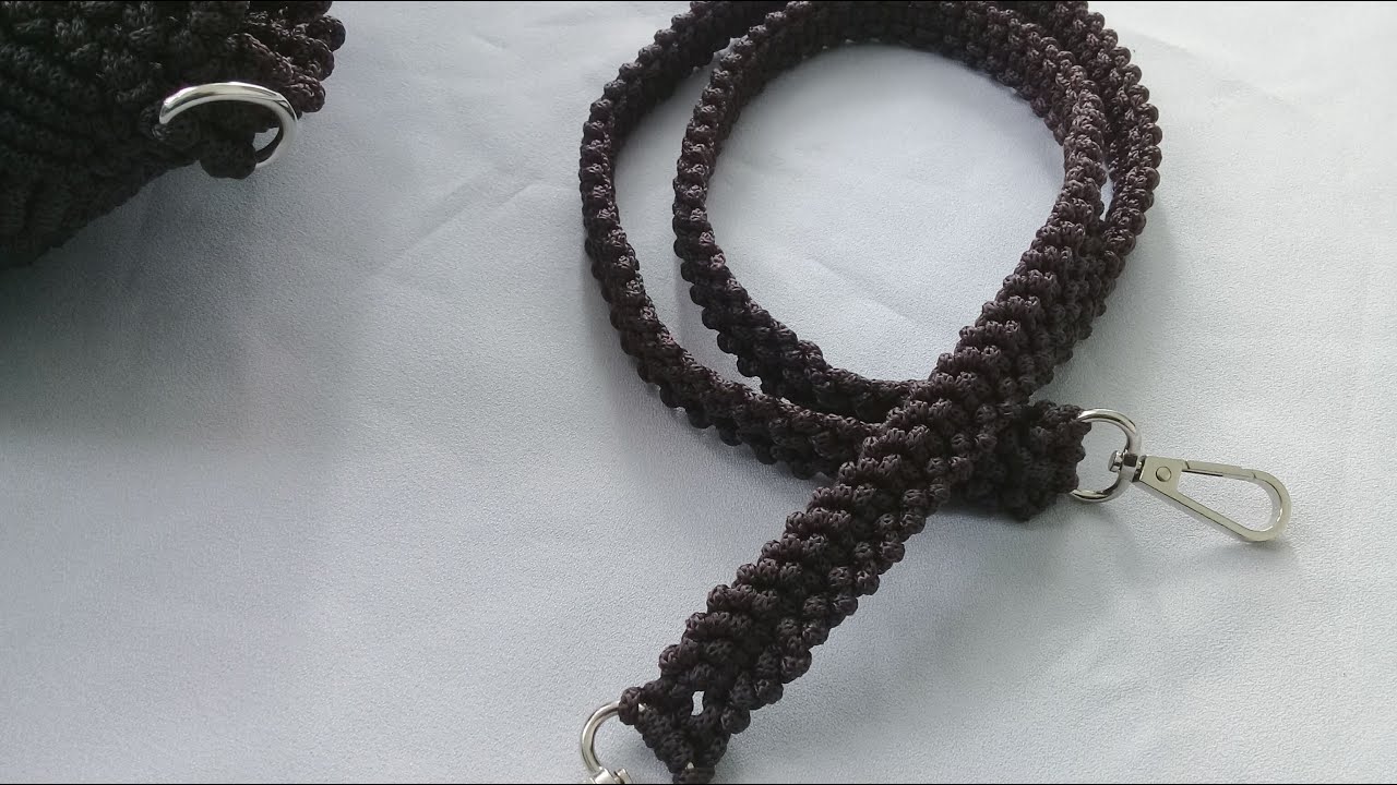 Cara Membuat Tali Tas Selempang Tali Kur | DIY Macrame