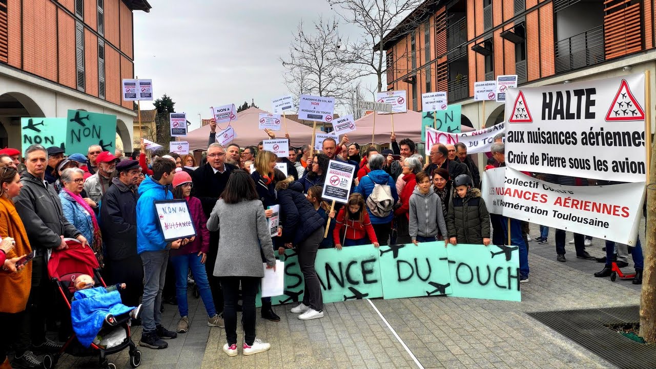 PLAISANCEDUTOUCH (31) • RASSEMBLEMENT CONTRE LE COULOIR AÉRIEN • 29