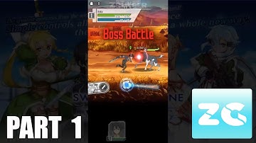 SWORD ART ONLINE Memory Defrag Android IOS Walkthrough Part 1 Gameplay HD