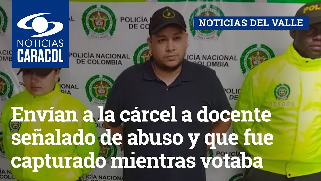 Envían a la cárcel a docente señalado de abuso y que fue capturado