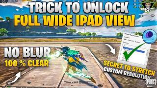 How to Get Full Wide iPad View in PUBG Mobile Gameloop Emulator ( Custom Resolution & No Blur ) 2026 screenshot 1
