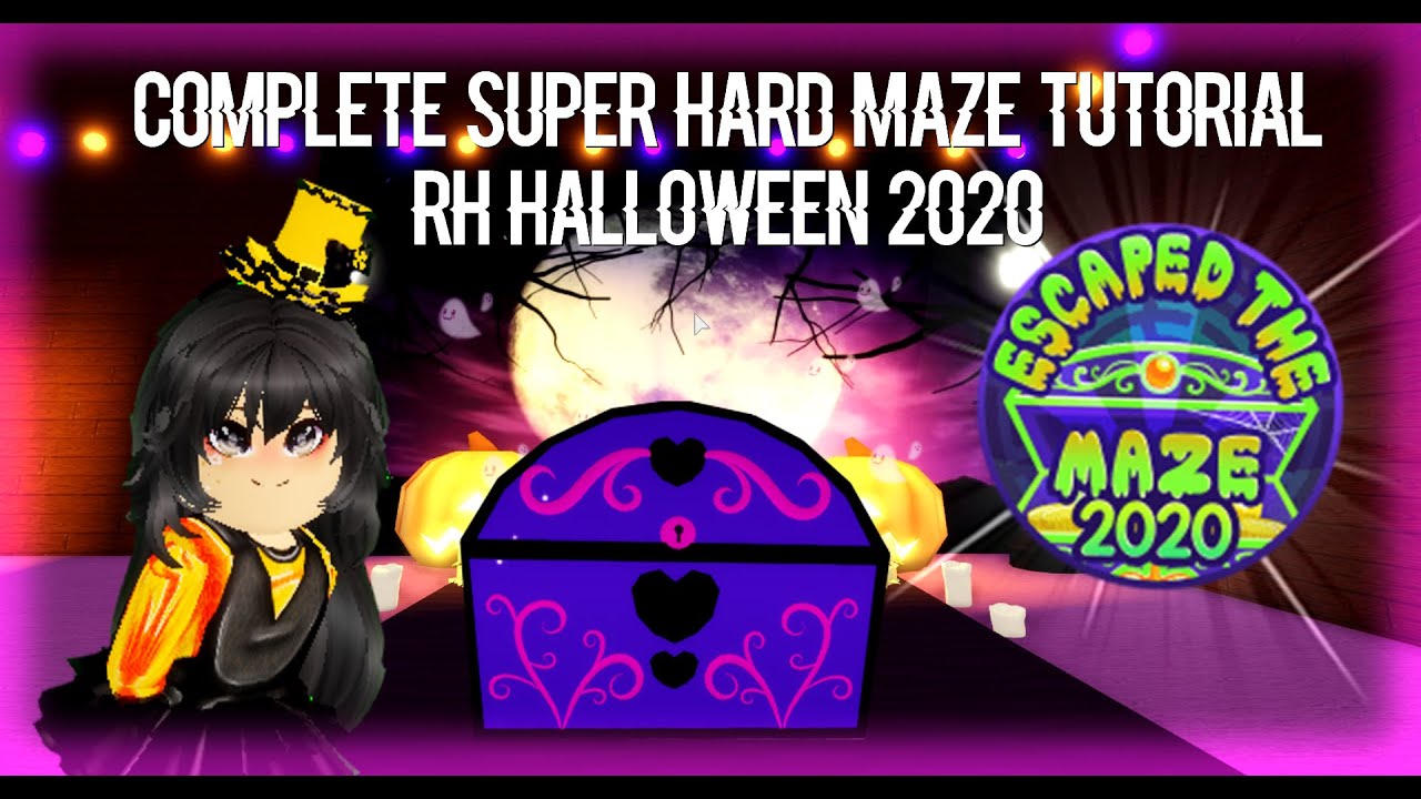 Royale High Complete Main Floor Maze Map Guide For All Chests Autumn Town Halloween 2020 Maze Youtube - roblox halloween maze map 2020