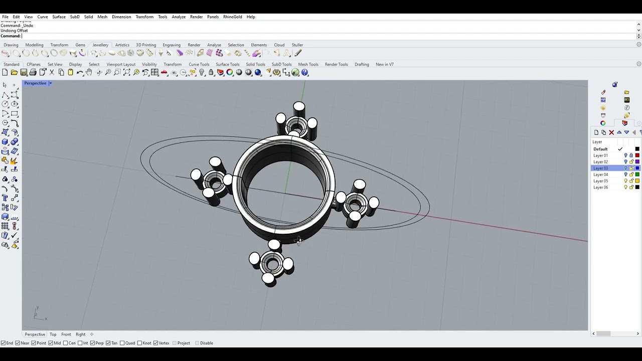 Rhinoceros 3D Design Gold Ring,, New Design Gemstone Gold Jewelry Ring Sort-Cut Design