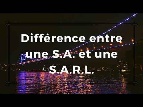 Vidéo: Quelle est la différence entre une entreprise et une société à responsabilité limitée ?