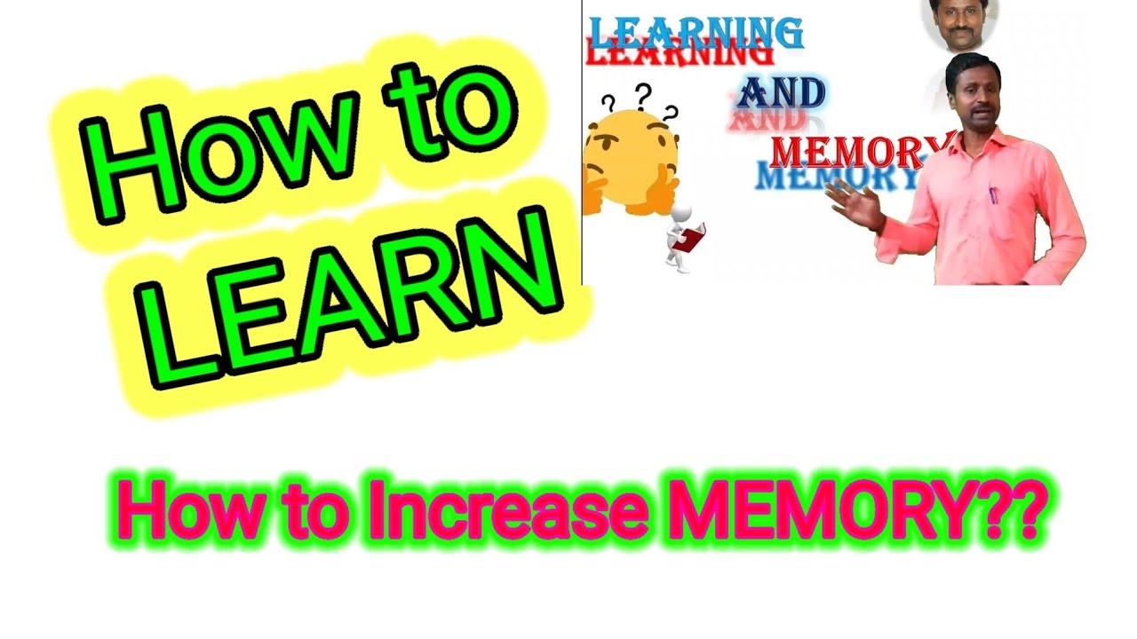 🔥LEARNING AND MEMORY🔥| How to Learn faster and How to increase Memory ...