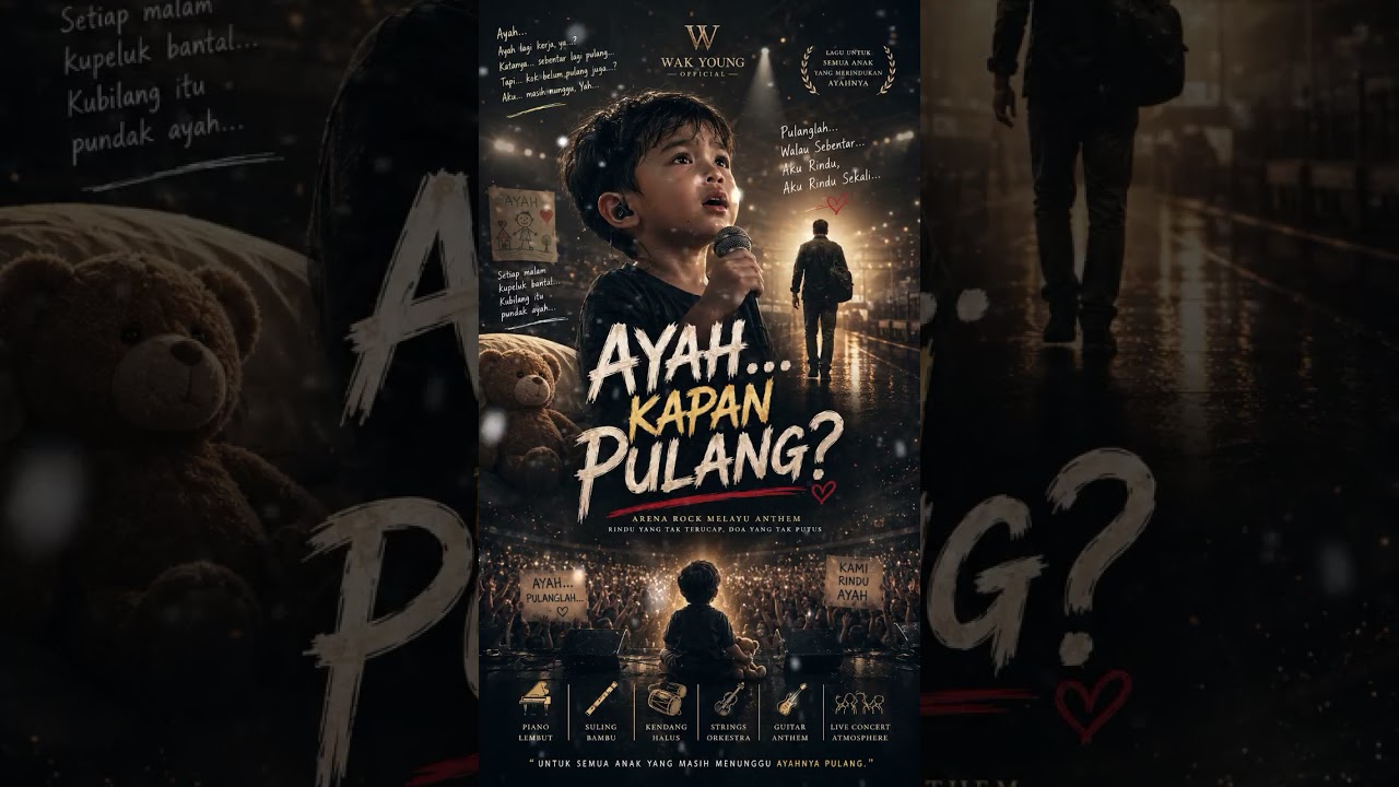 Ayah kapan pulang | Lagu anak paling sedih 2026 by Wak Young