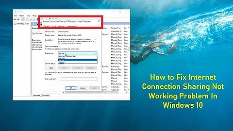 How to Fix Internet Connection Sharing Not Working Problem In Windows 10