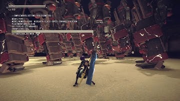 Nier Automata debug menu