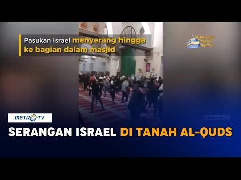 Pasukan Israel Serang Masjid Al-Aqsa Saat Waktu Salat Subuh