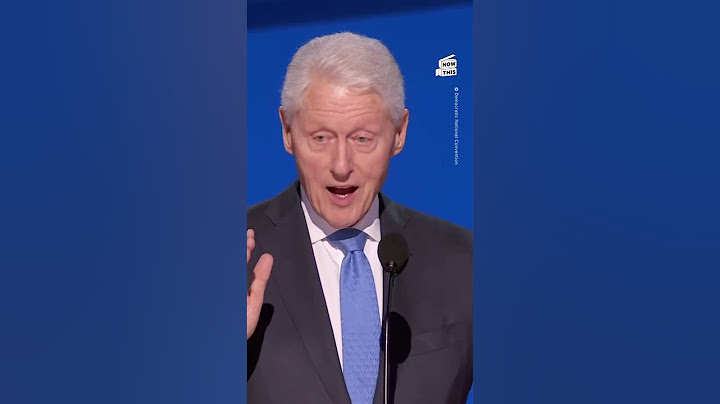 Bill Clinton Offers Proof: Democrats Are Better for the Economy