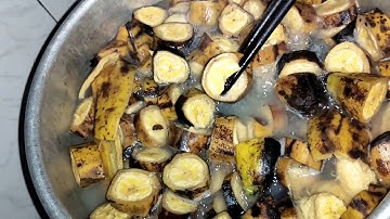 Làm dịch chuối không bị hôi bón cây trồng