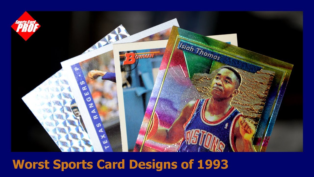 The Worst Sports Card Designs of 1993 YouTube