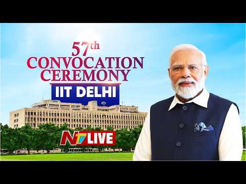 PM Modi LIVE: Participates in the 57th Convocation Ceremony of the IIT Delhi l NTV Telugu - NTVTELUGU