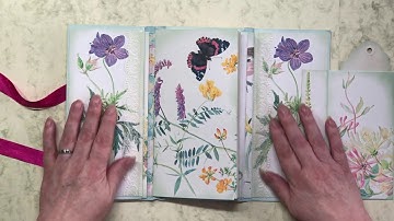 Edith Holden Inspired Tri-Fold Envelope Journal - MadeMe Shop