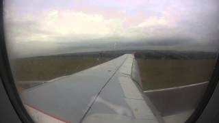 easyJet A319 Windy landing Bristol Airport