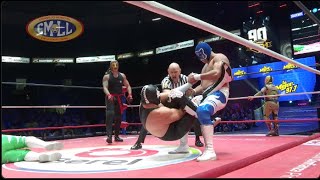 CMLL-FREE WRESTLING-FELINO-SAGRADO-R. BUCANERO VS H. DE BLUE PANTHER-H. DE OCTAGÓN-GUERRERO MAYA JR.