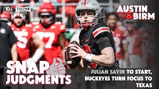 Snap Judgments: Ohio State names Julian Sayin starting quarterback as Buckeyes turn to Texas prep
