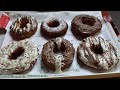 Best homemade donuts recipe without yeast  oven  2020  crispy  creamy egg less chocolate donuts