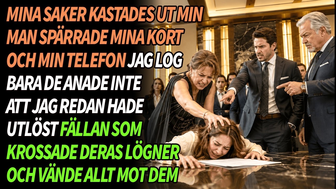 "Jag trodde vi skulle fira vår femtonde bröllopsdag. Istället lade min svärmor ett kontrakt framför mig vid middagen och sa: 'Skriv på och försvinn, din patetiska usling.' Min man satt bredvid...
